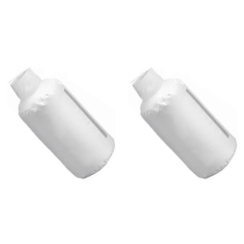 2X Saco Coletor de Pó de 30 Mícrons com Braçadeira, Saco de Filtro de Vácuo Universal de 4 Polegadas - para DW735, DW734, Grizzly, Delta, Shop