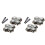 4Pack Professional Replacement  for Skulls Pitbulls Shaver Gold PRO, Silver PRO, Diamond PRO Series 2