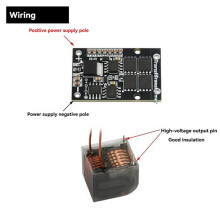 2X 6-15V to AC 10kV-25kV High-Voltage Generator Ignition Module 70W Automatic Arc Initiation Transformer