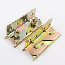 Bed Rail Bracket - Bed Rail Fittings - Heavy Duty Non-Mortise - Set of 16 (Screws Included)