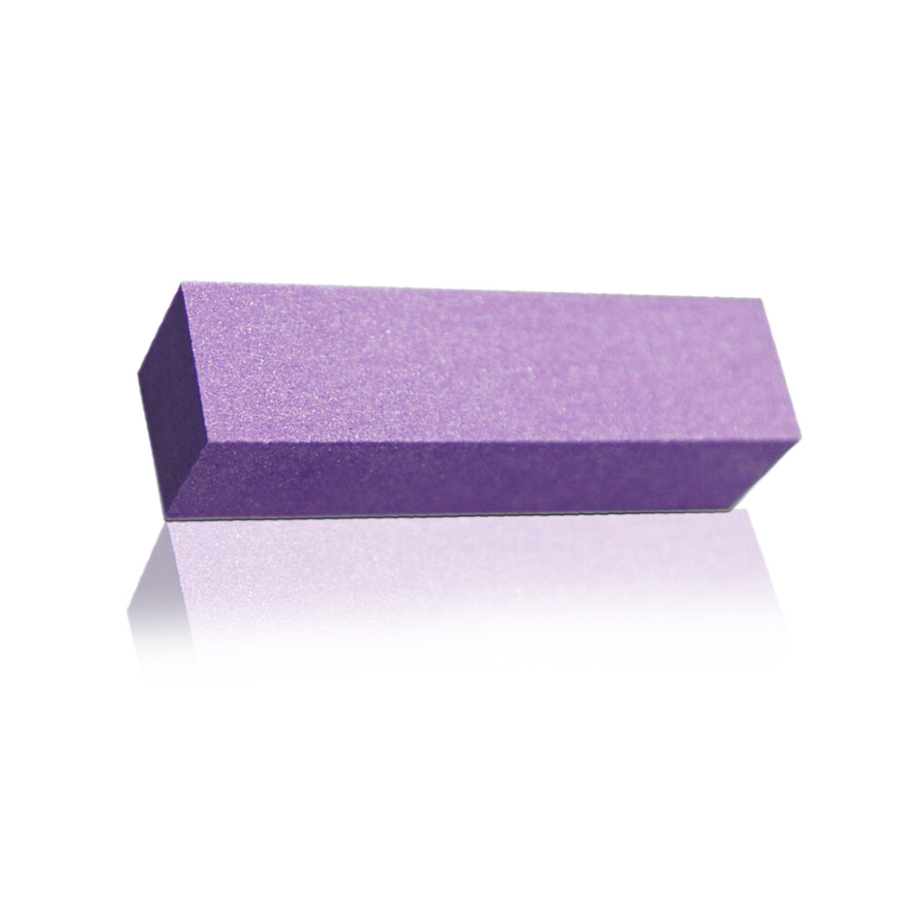 (Purple) 10Pcs/Set Frosted Nail Buffers Files Sturdy Manicure Nail Art Tool