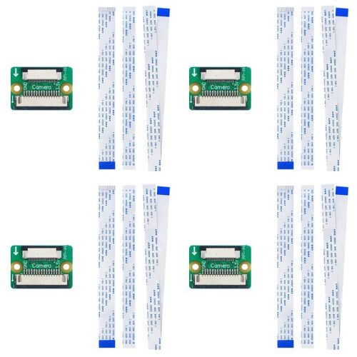 4X 15pin to 22pin Adapter Board  Display Cable and CSI Camera Cable Adapter Board for Raspberry Pi 5