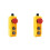 2X Rain Proof Lifting Button Box Emergency Stop Button  2.2KW Direct Control Electric Hoist  220V 1