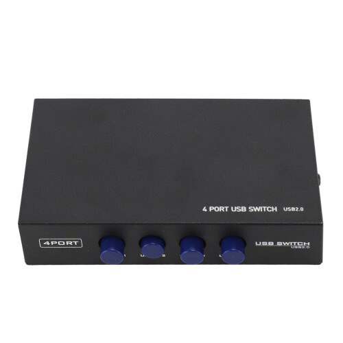 USB 2.0 4-Port Manual Sharing Switch Box for Printer Scanner Camera Keyboard 1