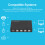USB 2.0 4-Port Manual Sharing Switch Box for Printer Scanner Camera Keyboard 4