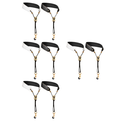 8Pièces Ceintures Saxophone Ajustables Pratiques Couleur Mixte Usage