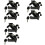 6PCS Compression  Lock Trigger  Lock Zinc Alloy Adjustable Lever Hand Operated Compression  Flush Black 1