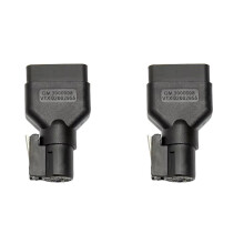 2X 16PIN OBDII Connector Adapter Tech2 Diagnostic Tool 16PIN OBD2 Connector OBD Plug for Vetronix Tech 2 Scanne
