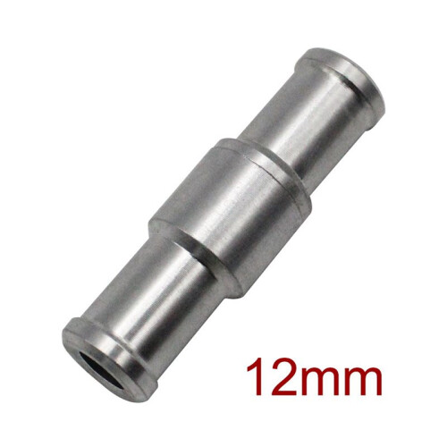 2st 12 mm Backventil Broms Servo Booster No Return Inline Envägsventil Backventil Vakuumslang Aluminiumventil 2