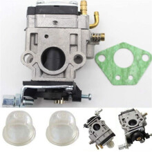 3 Set 15mm Carburetor Kit for Brush Cutter 43Cc 49Cc 52Cc Shredder Chain Saw Chainsaw