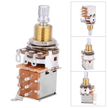 9Pcs A500K Potentiometer Push Pull Guitar Control Pot Electric Guitar Tone Volume Parts Gold
