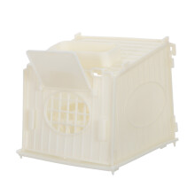 Easy-Clean White Plastic Bird Nest Box for Cage Cockatiels