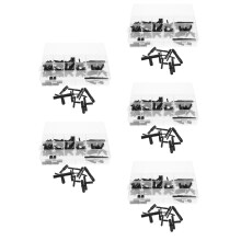 565Pcs Quick Install Nylon Vacuum Hose Adaptors Black Automotive Kit