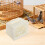 Easy-Clean White Plastic Bird Nest Box for Cage Cockatiels 5