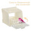 Easy-Clean White Plastic Bird Nest Box for Cage Cockatiels 7
