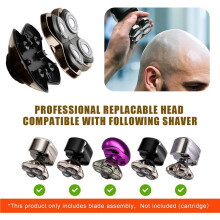 4Pack Professional Replacement for Skulls Pitbulls Shaver Gold PRO, Silver PRO, Diamond PRO Series