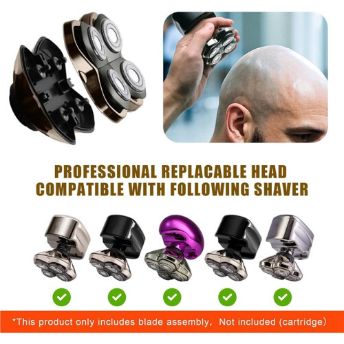 4Pack Professional Replacement  for Skulls Pitbulls Shaver Gold PRO, Silver PRO, Diamond PRO Series