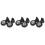 6Sets Easy Clean Black Whistling Kettle Spout Replacement Accessory 3