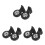 6Sets Easy Clean Black Whistling Kettle Spout Replacement Accessory 5