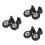 6Sets Easy Clean Black Whistling Kettle Spout Replacement Accessory 7