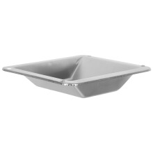 Silver Stainless Steel Outdoor Ashtray Durable Cigarette Storage