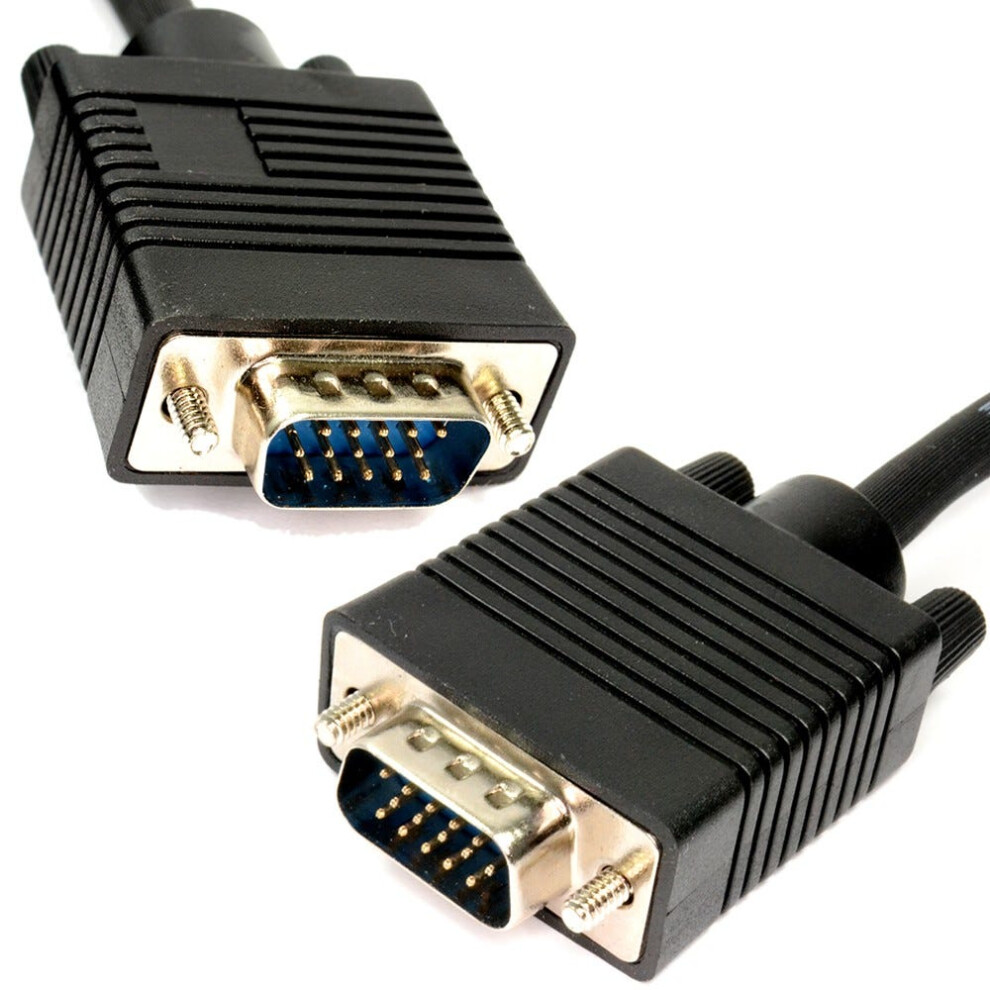 Kenable Svga Pc Monitor Cable 15 Pin Male To Male Vga Lead 10M Black