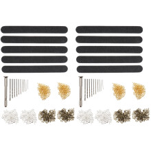 2Sets Resin Mini Drill Bits for Drilling Assorted Color Pin Vise Tool