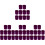 Fil Violet Crochet DIY Tapis Décoration 1
