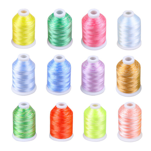 Stickgarn Set, Polyester, Für Computer-Stickerei, Bunt 1