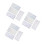 Stickers Yeux Argent Étoiles PVC Durable 6
