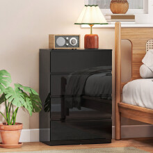 (M) HOMCOM Bedroom Chest of Drawers, Dresser with Drawers, Drawer Unit, Black