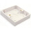 kenable Surface Mount Back Box Pattress Box 1 Gang 16mm White 2