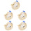 5Sets Blue Pig Saliva Sampling Rope Set Cotton & Plastic Home Use Tool 7