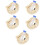 5Sets Blue Pig Saliva Sampling Rope Set Cotton & Plastic Home Use Tool 8