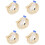 5Sets Blue Pig Saliva Sampling Rope Set Cotton & Plastic Home Use Tool 9