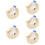 5Sets Blue Pig Saliva Sampling Rope Set Cotton & Plastic Home Use Tool 11
