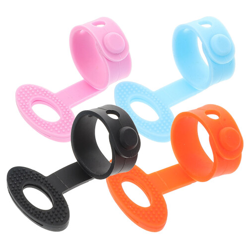 8Pcs Soft Silicone Guitar Finger Protectors with Storage for Beginners 1