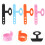 8Pcs Soft Silicone Guitar Finger Protectors with Storage for Beginners 10