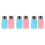 6Pcs Refillable Alcohol Press Down Solvent Pump Bottles Assorted Color 8