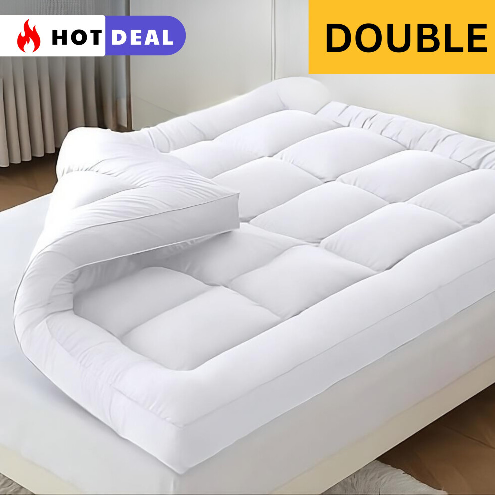 Kidoomi Extra Thick Mattress Topper Microfiber 10Cm-Double