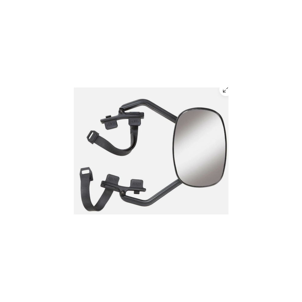 Ring Rct1430 Towing Mirror For Vans, Motorhomes, Campervans, 4X4s Black 76855795