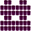 Fil Violet Crochet DIY Tapis Décoration 6