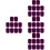 Fil Violet Crochet DIY Tapis Décoration 7