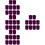 Fil Violet Crochet DIY Tapis Décoration 8