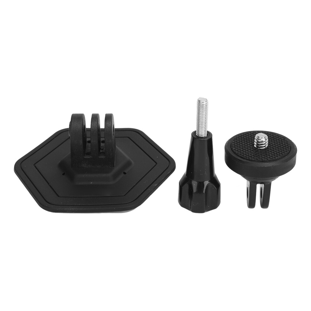 Cnc Engineered Aluminum Alloy Inspired Mount, Flexible Adhesive Base With Strong Grip For Action Cameras, Durable Design With1/4Inch Thread, 9083649825037