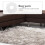 Laine Blanche DIY Pour Tapis Coussin Crochet 7