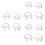 6Pairs Clear Waterproof Silicone Earplugs Comfortable Ear Protection 6