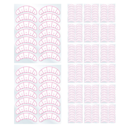 White Eyelash Extension Pads for Applications 2