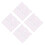 White Eyelash Extension Pads for Applications 5
