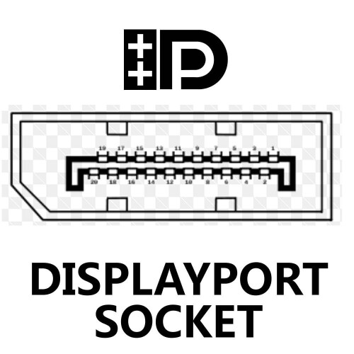 kenable DisplayPort Male Plug to Plug Video Cable GOLD  1m LOCKING 2